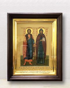 Икона «Александр Невский и Даниил Московский» (образец №2)