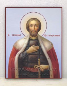 Икона «Александр Невский, великий князь» (образец №20)
