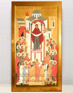 Икона «Покров Пресвятой Богородицы» (образец №5)