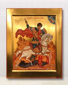 Икона «Георгий Победоносец (чудо о змие)» (образец №19)