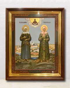Икона «Ксения Петербургская и Матрона Московская»