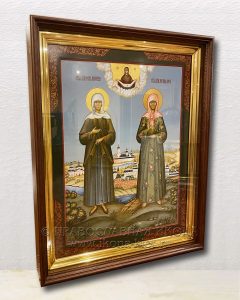 Икона «Ксения Петербургская и Матрона Московская» (образец №2)