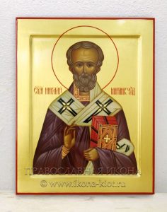 Икона «Николай чудотворец, Мирликийский» (образец №1)