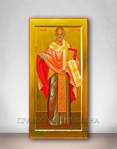 Икона «Николай Мирликийский, чудотворец» (образец №17)