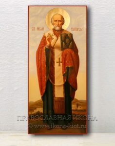 Икона «Николай Мирликийский, чудотворец» (образец №20)