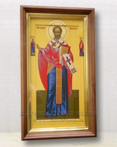 Икона «Николай Мирликийский, чудотворец» (образец №21)