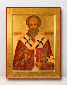 Икона «Николай чудотворец, Мирликийский» (образец №35)