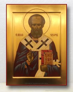 Икона «Николай чудотворец, Мирликийский» (образец №41)
