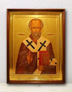 Икона «Николай Мирликийский, чудотворец» (образец №49)
