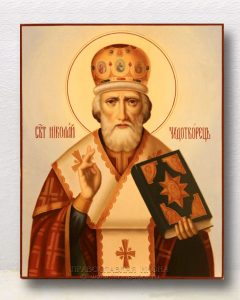 Икона «Николай чудотворец, Мирликийский» (образец №53)