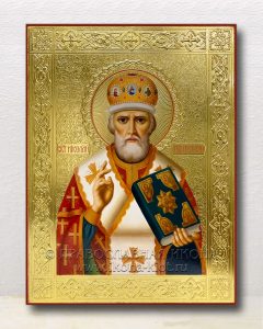 Икона «Николай чудотворец, Мирликийский» (образец №71)