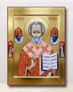 Икона «Николай чудотворец, Мирликийский» (образец №73)