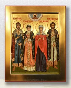 Семейная икона (4 фигуры) (образец №1)