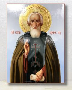 Икона «Сергий Радонежский, преподобный» (образец №21)