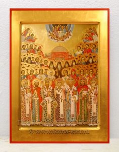 Икона «Собор Новгородских Cвятых» (образец №1)