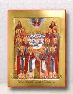 Икона «Собор преподобных Оптинских старцев» (образец №5)