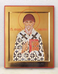 Икона «Спиридон Тримифунтский, святитель» (образец №4)