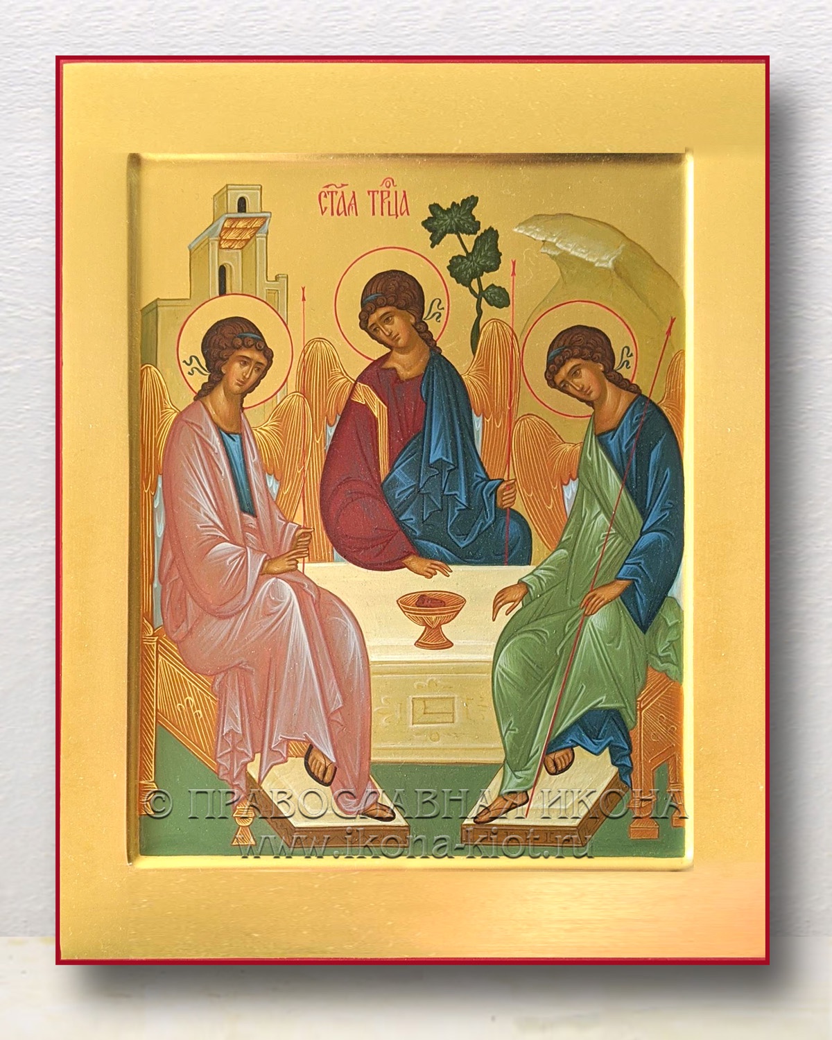 Икона «Святая Троица» на заказ. Каноническая рукопись - © "Православная  Икона"